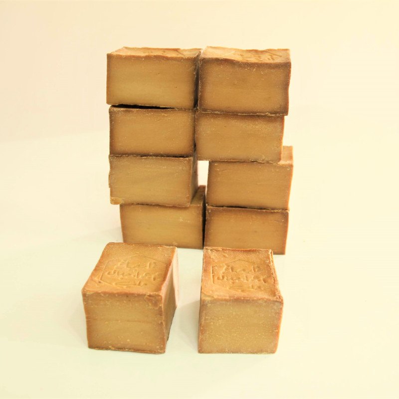 10 pieces of (40% Laurel Oil Traditional Aleppo Soap) 190g±\bar